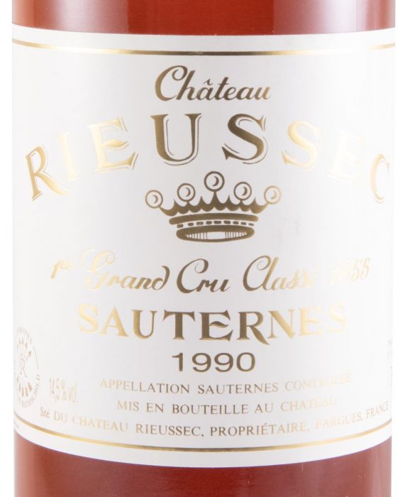 1990 Château Rieussec Sauternes branco