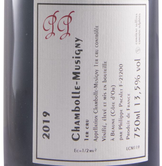 2019 Philippe Pacalet Chambolle-Musigny red