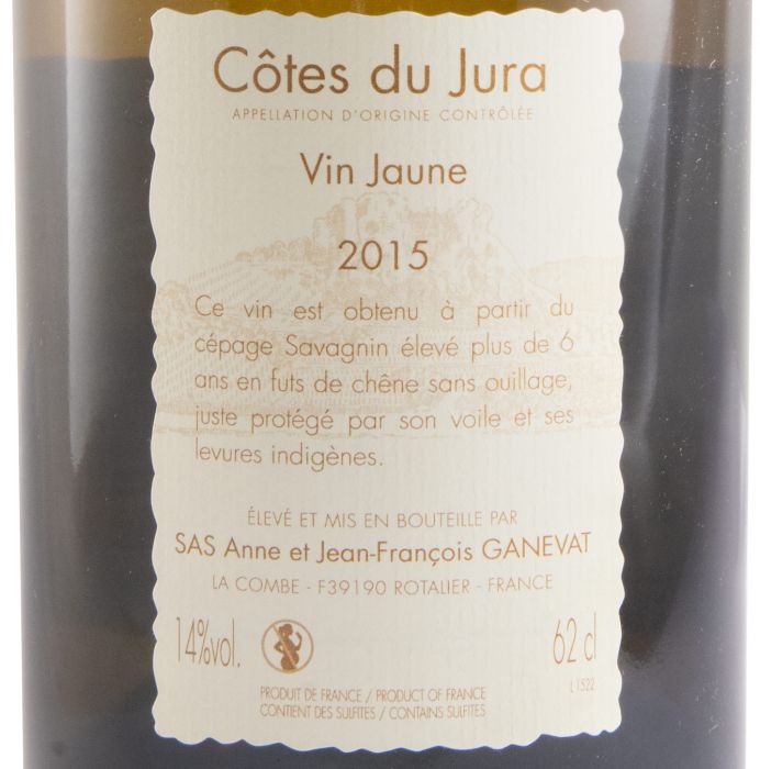 2015 Anne et Jean-François Ganevat Vin Jaune Côtes du Jura branco 62cl