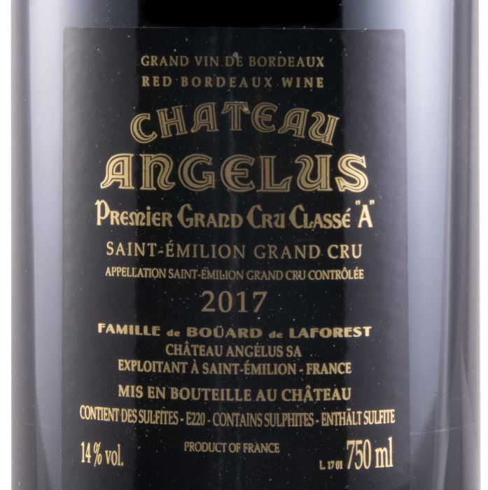 2017 Château Angelus Saint-Émilion tinto
