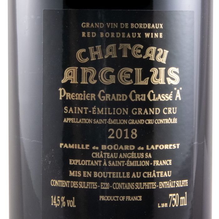 2018 Château Angelus Saint-Émilion tinto
