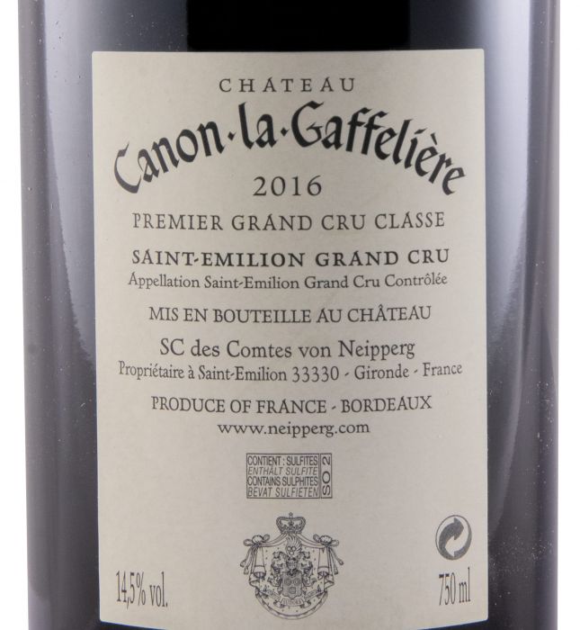 2016 Château Canon-La-Gaffelière Saint-Émilion tinto