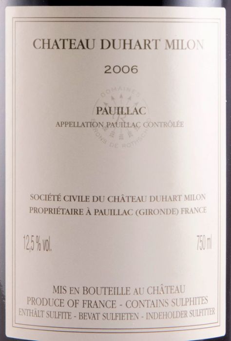 2006 Château Duhart-Milon Pauillac red
