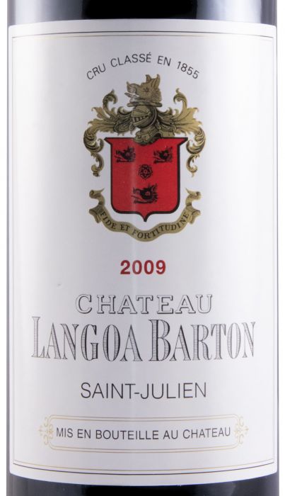 2009 Château Langoa Barton Saint-Julien red