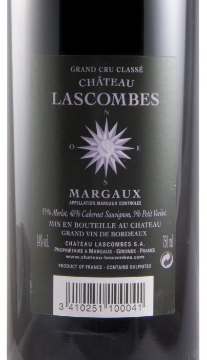 2010 Château Lascombes Margaux red