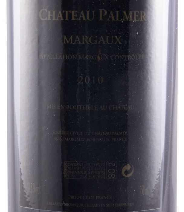 2010 Château Palmer Margaux tinto