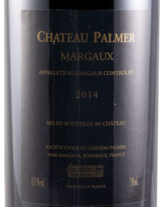 2014 Château Palmer Margaux red