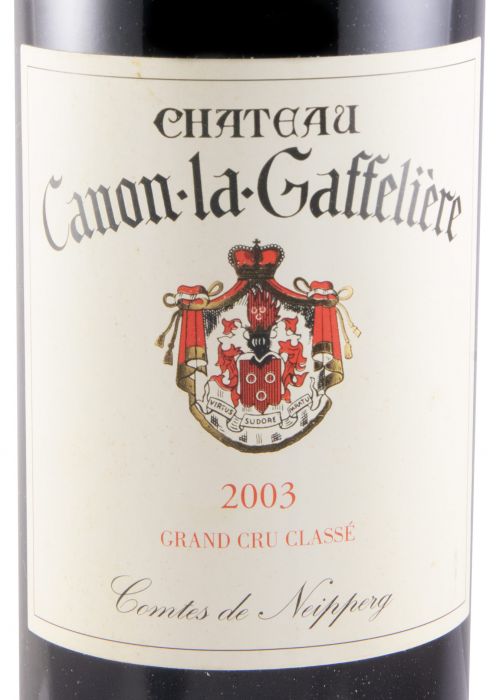 2003 Château Canon-La-Gaffelière Saint-Émilion red