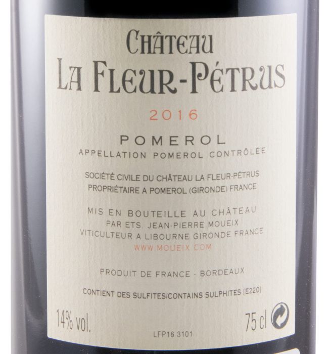 2016 Château La Fleur-Pétrus Pomerol tinto