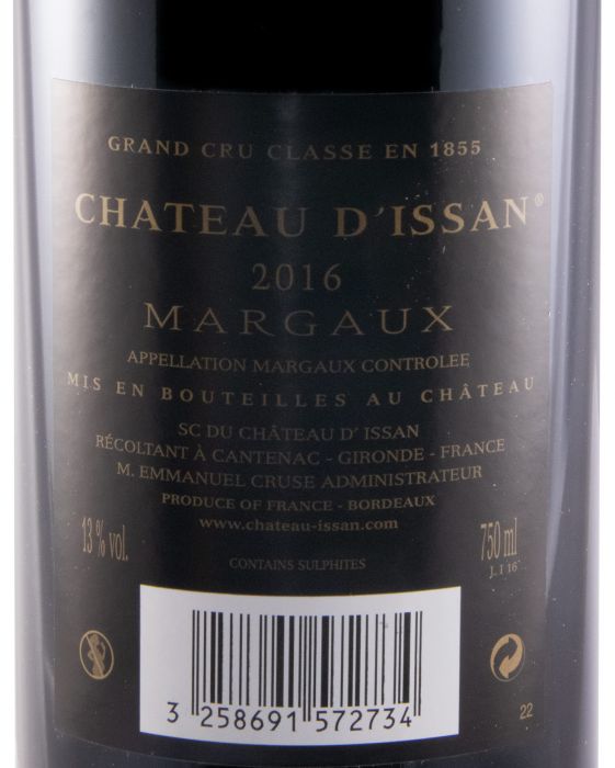 2016 Château d'Issan Margaux red