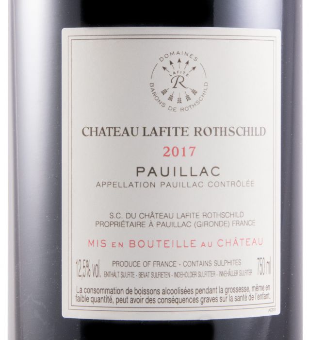 2017 Château Lafite Rothschild Pauillac tinto