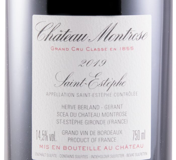 2019 Château Montrose Saint-Estèphe red