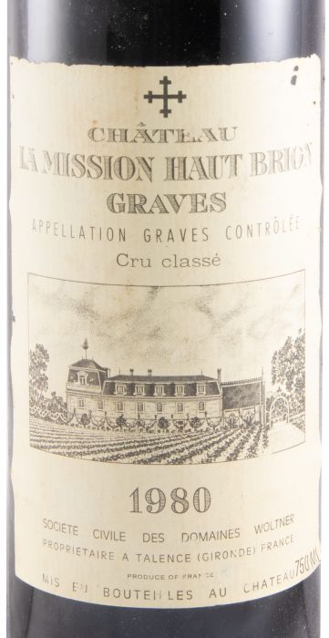 1980 Château La Mission Haut-Brion Graves red