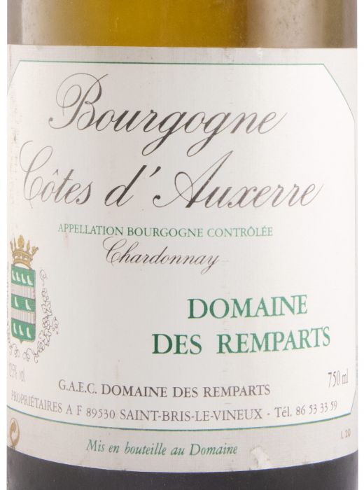 1992 Domaine des Remparts Chardonnay Côtes d'Auxerre branco