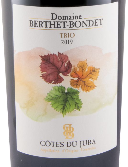 2019 Domaine Berthet-Bondet Trio Côtes du Jura biológico tinto