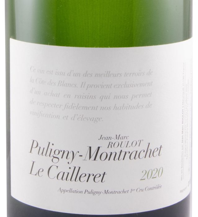 2020 Jean-Marc Roulot Le Cailleret Puligny-Montrachet white 1.5L