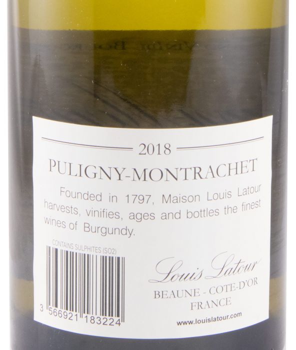 2018 Louis Latour Puligny-Montrachet branco