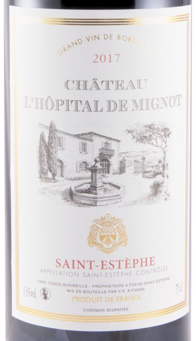 2017 Château l'Hôpital de Mignot Saint-Estèphe tinto