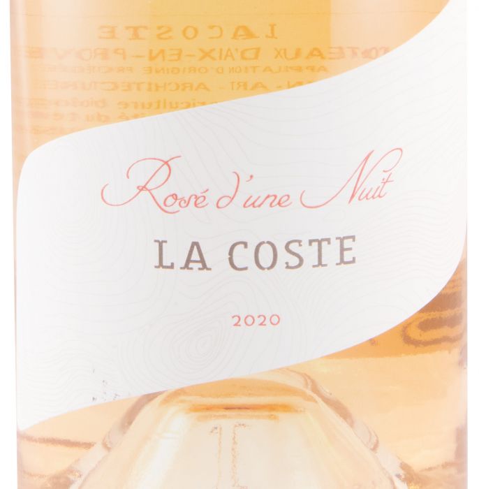2020 Château La Coste Rosé d'Une Nuit Coteaux d'Aix-en-Provence organic rosé