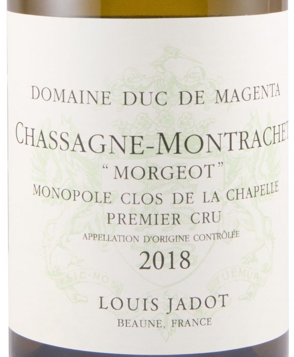 2018 Domaine Louis Jadot Morgeot Chassagne-Montrachet branco