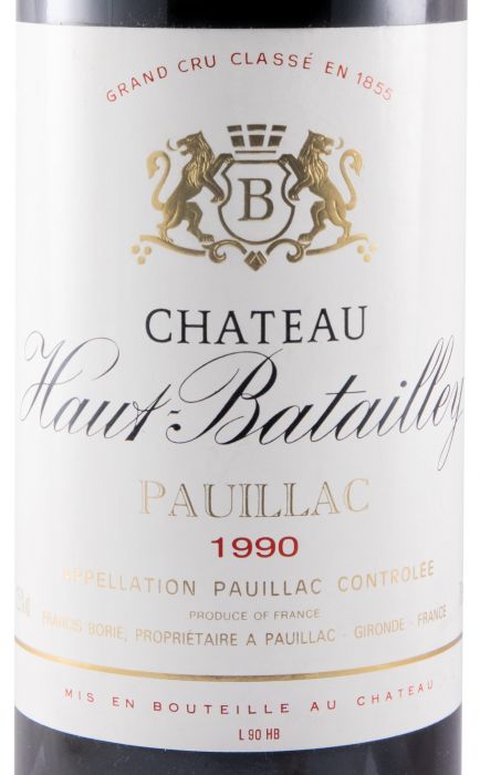 1990 Château Haut-Batailley Pauillac red