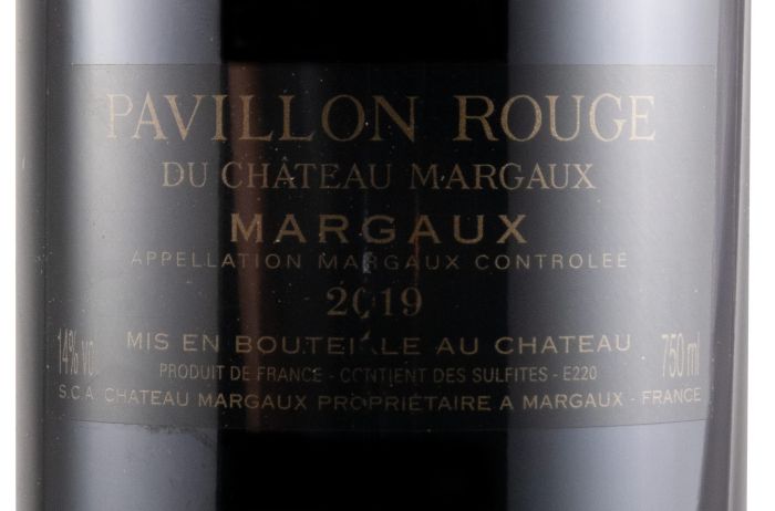 2019 Château Margaux Pavillon Rouge tinto