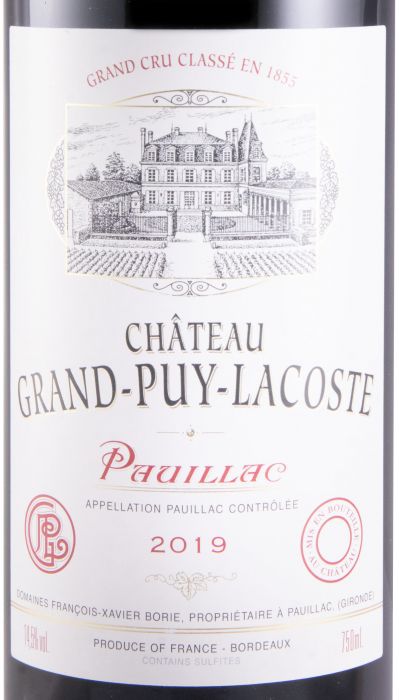 2019 Château Grand-Puy-Lacoste Pauillac tinto