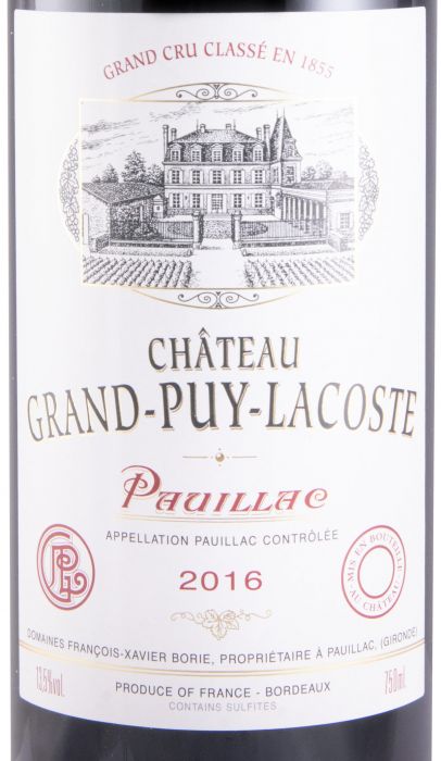 2016 Château Grand-Puy-Lacoste Pauillac tinto