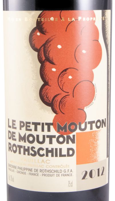 2012 Le Petit Mouton de Mouton Rothschild Pauillac red