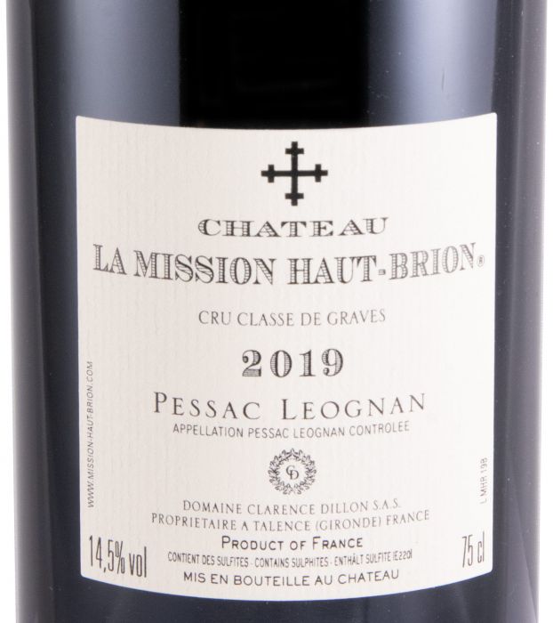 2019 Château La Mission Haut-Brion Pessac-Léognan red