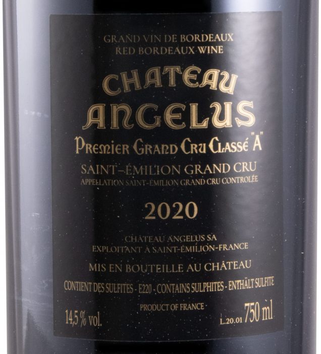 2020 Château Angelus Saint-Émilion tinto