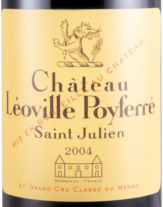 2004 Château Léoville Poyferré Saint-Julien red