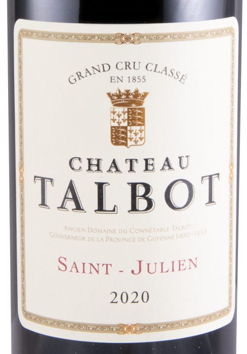 2020 Château Talbot Saint Julien red