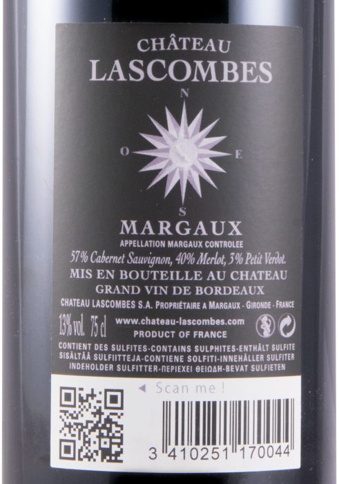 2017 Château Lascombes Margaux red