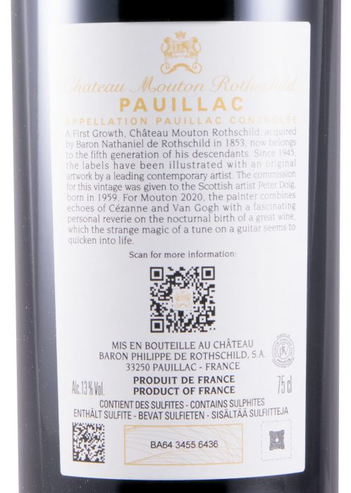 2020 Château Mouton Rothschild Pauillac red