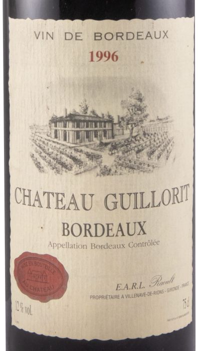 1996 Château Guillorit Bordeaux red