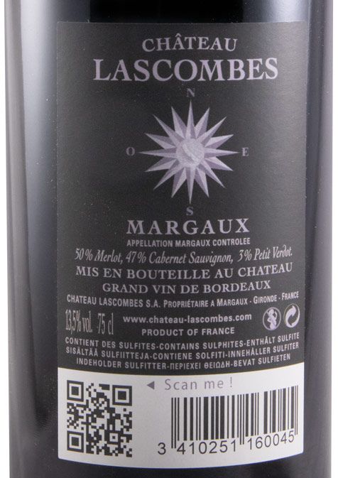 2016 Château Lascombes Margaux tinto