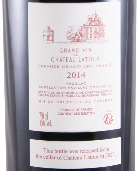2014 Château Latour Pauillac tinto