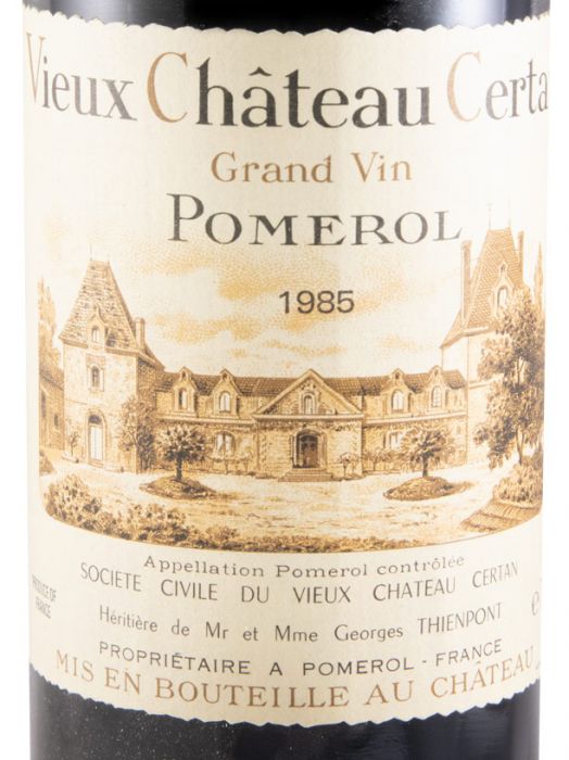 1985 Vieux Château Certan Pomerol tinto