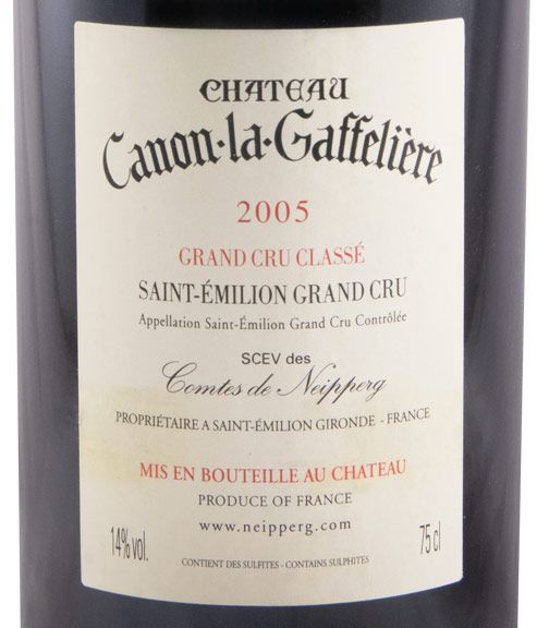 2005 Château Canon La Gaffelière Saint-Émilion red