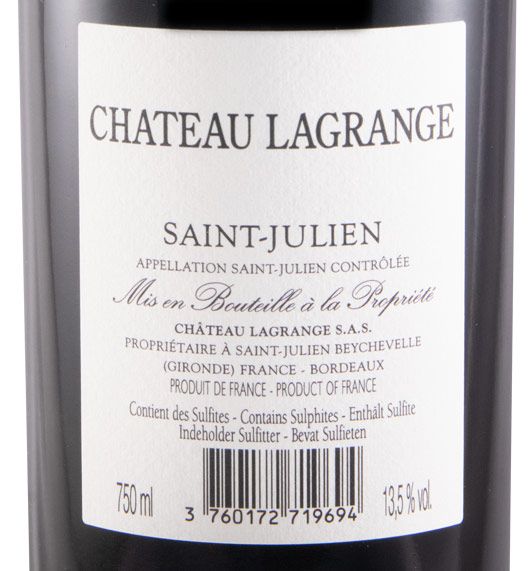 2020 Château Lagrange Saint-Julien red
