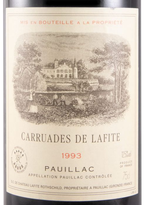 1993 Château Lafite Rothschild Carruades de Lafite Pauillac tinto
