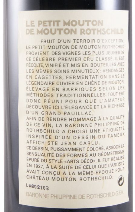 1997 Le Petit Mouton de Mouton Rothschild Pauillac tinto