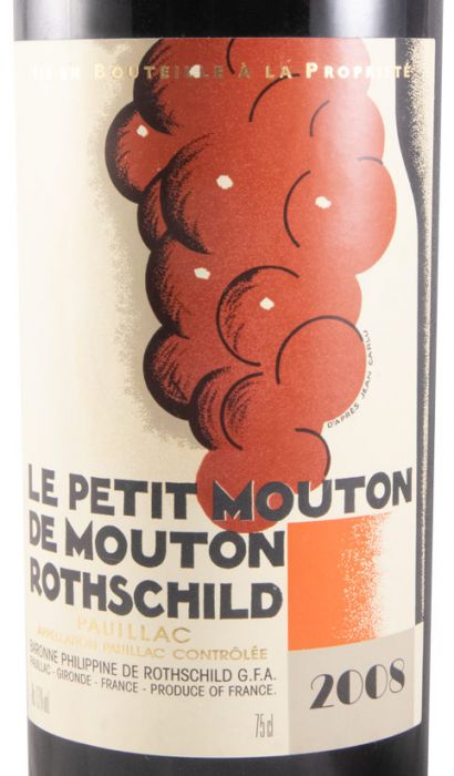 2008 Le Petit Mouton de Mouton Rothschild Pauillac red