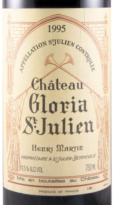1995 Château Gloria Saint-Julien red