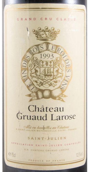 1993 Château Gruaud Larose Saint-Julien red