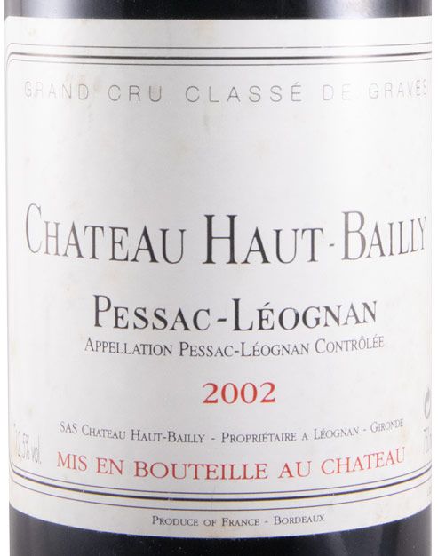 2002 Château Haut-Bailly Pessac-Léognan red