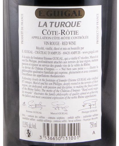 2016 E. Guigal La Turque Côte-Rôtie tinto