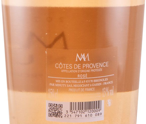 2022 Château Minuty M de Minuty Côtes de Provence rosé 1,5L