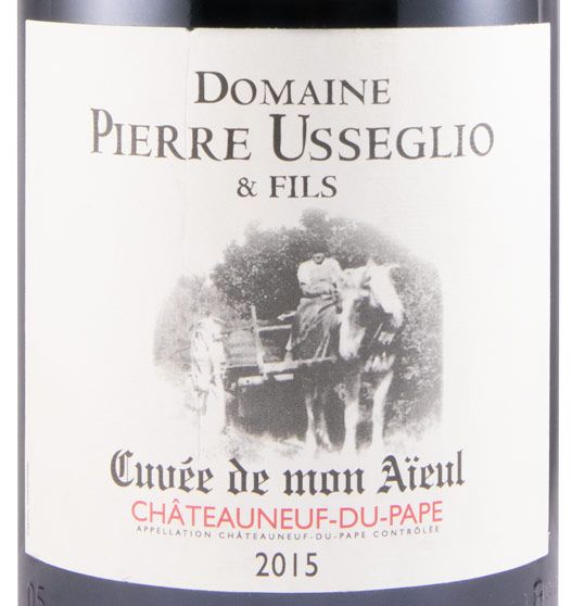 2015 Pierre Usseglio Cuvée de mon Aïeul Châteauneuf-du-Pape tinto 1,5L